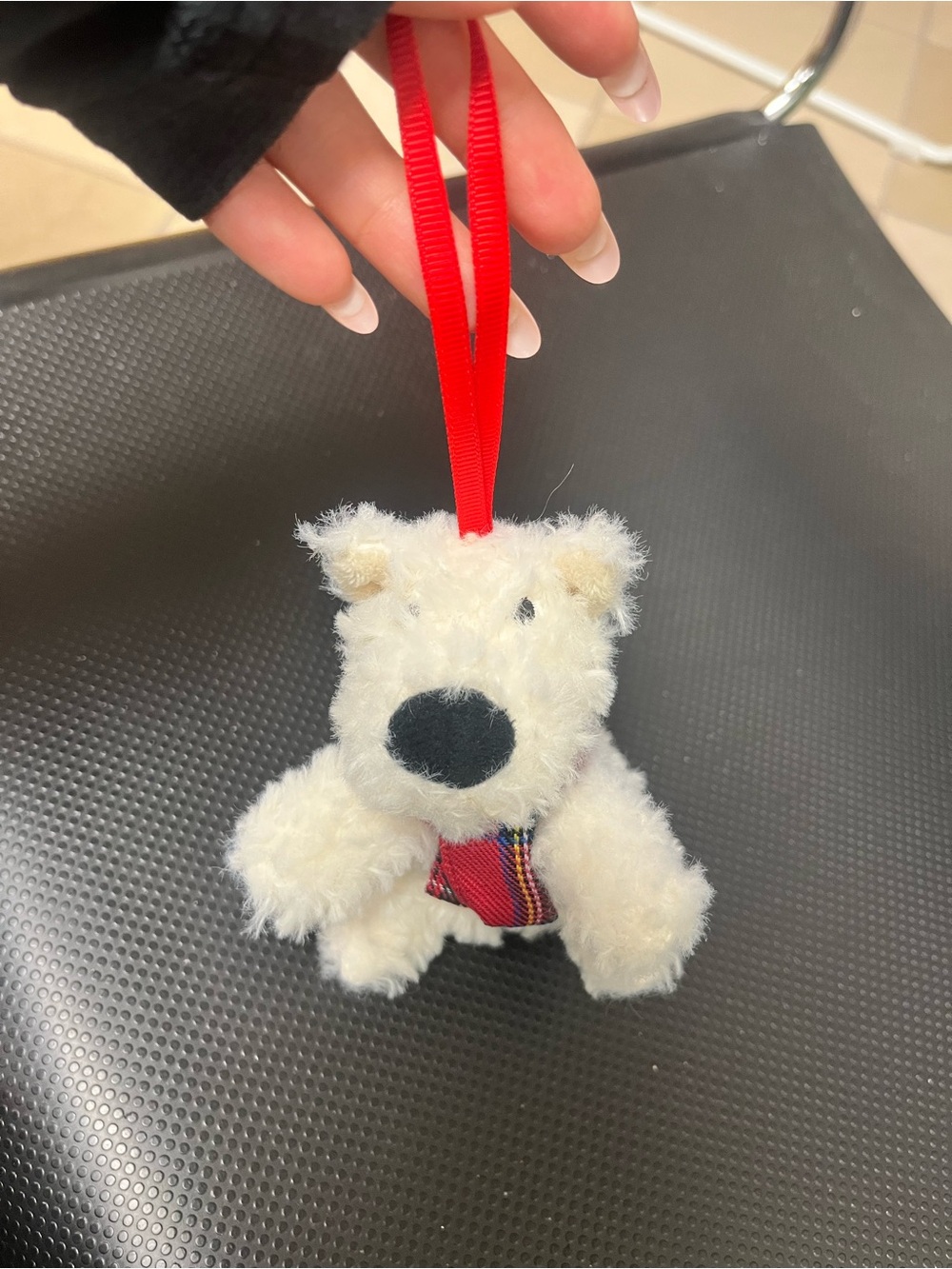 Jellycat MUNRO SCOTTIE DECORATION Dog Red Scarf Ornament New Christmas Tree Gift